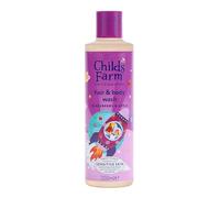 Childs Farm Gel douche cheveux et corps pour enfants, mûre et pomme | Sans larmes | Nettoie en douceur | Convient aux peaux sèches et sensibles, 250 ml