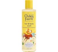 Childs Farm Nettoyant cheveux et corps pour enfants 250 ml | Pastèque et ananas bio | Nettoie en douceur | Convient aux peaux sèches, sensibles et sujettes à l'eczéma