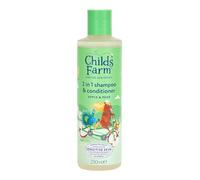 Childs Farm Shampooing 2 en 1 et après-shampoing pour cheveux, doux sans déchirure, parfum de pomme et de poire, enfants, enfants, 250 ml