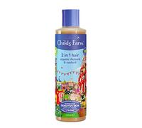 Childs Farm Shampooing et après-shampoing 2 en 1 pour enfants 250 ml | Rhubarbe et crème anglaise | Nettoie et revitalise | Convient aux peaux sèches, sensibles et sujettes à l'eczéma et au cuir