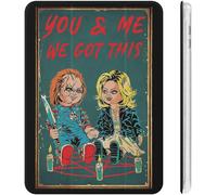 Child's Play Chucky Horror Movie Coque Pour Ipad 2020 En Tpu Résistant Aux Chocs, Réglage Automatique De L'angle De Veille/Réveil, Jolie Coque De Protection Transparente 10.2in