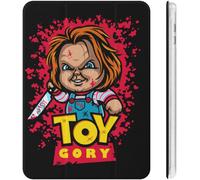 Child's Play Chucky Horror Movie Coque Pour Ipad 2020 En Tpu Résistant Aux Chocs, Réglage Automatique De L'angle De Veille/Réveil, Jolie Coque De Protection Transparente 10.2in