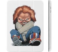 Child's Play Chucky Ipad Case 2020 Matériau Tpu Antichoc Réglage Automatique De L'angle De Veille/Réveil Mignon Transparent Housse De Protection 10.2in