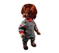 Child's Play Mezco Toys Chucky Jeu d´Enfant 3 poupée parlante Designer Series Pizza Face Chucky 38 cm