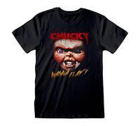 Childs Play - T-Shirt Chucky - Adulte (L) (Noir)