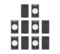 CHILDWEET 10 Pièces Haut-Parleur Rectangulaire Intégré pour Ordinateur Portable et Tablette, Compact et Peu Encombrant, Plastique et Alliage, 8 Ohm 2w, Couleur Noir
