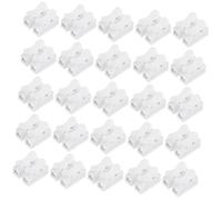 CHILDWEET 100 pièces Lot de Connecteurs à Ressort pour LED Bornes Rapides Abs Résistantes à Haute Pression et Températures Faciles à Installer pour Câblage Éclairage et Automobile