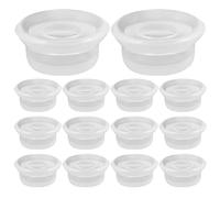 CHILDWEET 15 Pièces Joint Silicone de Remplacement pour Cocotte- Joints de Valve Flottante Étanches Accessoires pour Autocuiseur Couvre-robinet Flotteur Résistant Chaleur
