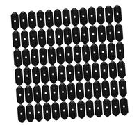 CHILDWEET 150 Pièces Clips pour Planches de Terrasse Composite Système de Fixation Cachée pour Plancher Fixateurs Mousse Résistants Écart Étroit Haute Solidité Kit de Fixation pour Terrasse