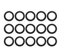 CHILDWEET 15pcs Anneaux de Montage en Caoutchouc Noir pour Capteurs de Recul, Joint Étanche Compatible pour Radar de Recul et Systèmes de Stationnement