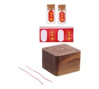 CHILDWEET 1ensemble Boîte de Souvenirs Garçon Fille Bois pour Cordon Ombilical et Premiers Cheveux Coffret de Conservation Élégant Nés Année du Cheval Coffret Cadeau pour Shower