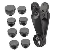 CHILDWEET 1ensemble Kit Objectifs De Caméra pour Smartphone Lentille Fisheye Macro Et Téléobjectif Accessoires Photographie Universels pour Smartphones