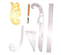 CHILDWEET 1ensemble Set De Règles De Couture Multifuntionnelles pour Création De Vêtements Règle Incurvée pour Mesures Précises Et Découpes Outil Pratique pour Débutants Et