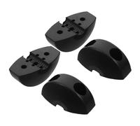 CHILDWEET 2 Pièces Boule Protège le Tuyau des Dommages en Caoutchouc Pleine Noire D'arrêt Installation Facile pour Enrouleurs de Tuyau de Jardin Adaptée aux Enrouleurs Automatiques à Ressort