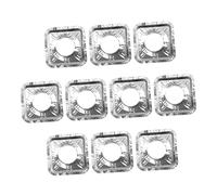 CHILDWEET 20 Pièces Couvercles De Brûleur De Cuisinière Aluminium Couvercles De Brûleur De Cuisinière Pour Dessus