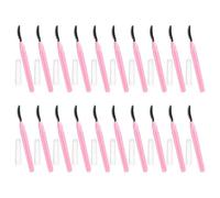 CHILDWEET 20 Pièces Peigne Séparateur de Cils en Silicone Léger Tête Flexible, Brosse à Cils Portable pour Maquillage Quotidien et Voyage