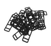 CHILDWEET 20 Pièces Sangle de Fixation en Caoutchouc Noir pour Support de Caméra Embarquée Rétroviseur Arrière, Remplacement Fiable et Design Discret pour Voiture