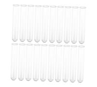 CHILDWEET 20 Tubes à Essai en Verre pour Expériences Scientifiques 25ml Multi-usages, Lot de 20 Pièces, pour Laboratoire et Œuvres D'art