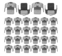 CHILDWEET 200 Écrous à Tube Carré M6 en Fer pour Tubes Métalliques, Inserts de Remplacement Protection de Filetage, Connexion Soudée Stable pour Meubles et Machines