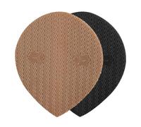 CHILDWEET 2pcs Coussinets de Semelle Antidérapants en Pu pour Chaussures et Bottes, Protection Talon Discrète, Adaptés à Tout Climat, Réparation sans Altérer L'apparence