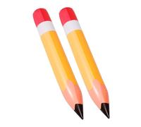 CHILDWEET 2pièces Lot De Ballons Forme De Crayon Gonflables Décoration Scolaire Rentrée Accessoire Photo Facile à Accrocher