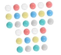CHILDWEET 30 Pièces Mini Round for Egg Vending Machine Toys Fillable Colored Plastic Balls for DIY Party Favors Collectibles and Lottery Drawing
