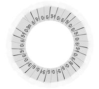 CHILDWEET 300 Étiquettes Mensuelles pour Vêtements de -né en Polyester, Étiquettes de Couture Blanches pour Bébés, Âge-approprié pour Organiser les Vêtements de 3 à 12 Mois