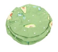 CHILDWEET 3pièces Couvercles de Bols Réutilisables Coton Lavable Élastique pour Restes Couvercle Tissu Ajustable pour Récipients Alimentaires