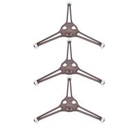 CHILDWEET 3pièces Rondelle de Support pour Tourne-plat Micro-ondes Set de Plastique Résistant pour Plateau Tournant Montage Simple et Rotation Uniforme