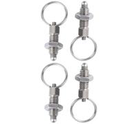 CHILDWEET 4 pièces Goupilles à Ressort Inoxydables Poussoir Mécanique Fixation Stable pour Usage Industriel