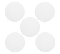 CHILDWEET 5 Pièces Diffuseur de Lumière pour Plafonniers Rond en Acrylique Blanc, Feuille Anti-éblouissement et Résistante la Poussière, Lecture Travail