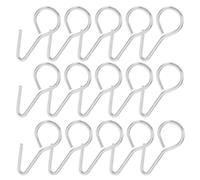 CHILDWEET 50 Crochets Métalliques S pour Fixation Housses Siège Auto, Cintres Installation, Accessoires Camping-Car Robustes, Taille Petite 1,5 X 28 Mm, Lot de 50 Pièces
