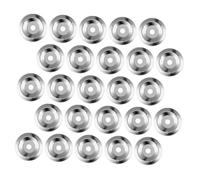 CHILDWEET 50 Pièces Cymbal Replacement Accessories Metal Tambourines Ring Bell Effects For Drum Set Enhanced Sound
