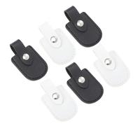 CHILDWEET 6 Étuis à Ciseaux en Pu Blanc pour Protéger et Prévenir la Rouille, Lot de 6 Paquet à Ciseaux à Cuticules, Accessoires Manucure Pratiques pour Usage Professionnel
