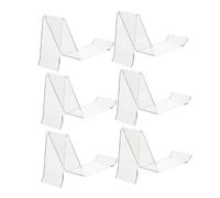 CHILDWEET 6 Pièces Présentoir à Chaussures Acrylique Transparent Lot de Supports pour Sneakers et Chaussures de Sport pour Boutiques et Maisons