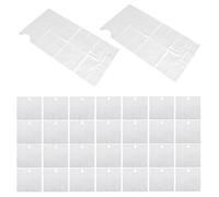 CHILDWEET 60 Pièces Attrape-poils de Rasage pour Hommes en Pe, Couvre-lavabo Jetable 25,55'' pour Collecte de Poils de Barbe, Compatible Lavabo et Environnement de Coiffure