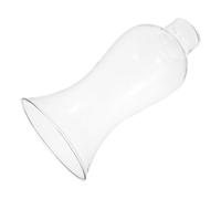 CHILDWEET Abat-jour Résistant la Chaleur et Coupe-vent Dimensions 20,5x10,2x4cm en Verre Cylindrique pour Lampe à Huile et Lampe Tempête pour Usage Extérieur et Greniers