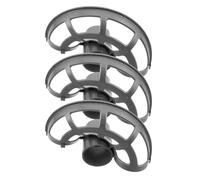 CHILDWEET Accessoire d'entraînement Tennis de Table 3 pièces, orbites lanceurs Spirales en ABS, capacité 12 balles, Portable pour entraînement en Club ou Solo