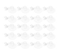 CHILDWEET Adaptateur de Pompe à Pied en PVC pour Valves Piscine Gonflable, Buse de Gonflable, Lot de 20pcs, Étanchéité Rapide et Pratique Vacances en Plein Air