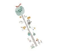 CHILDWEET Autocollant Mural Tableau de Taille Animaux Forêt en Pvc Coloré, Décoration Créative pour Chambre D'garçon et Filles et Crèches, Design Cartoon Arbre et Animaux