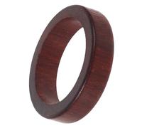 CHILDWEET Bague en Bois Style Rétro Bague pour Couple 2.50x2.50x0.80cm sans Pierre Précieuse Présent pour Amoureux