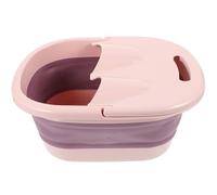 CHILDWEET Bassine Pliante pour Bain de Pieds en Plastique et Silicone, Massage Auto-service pour Soulager les Pieds, pour Usage Familial et Extérieur