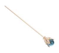 CHILDWEET Bâtonnets à cheveux chinois en alliage de zinc bleu pour chignon, accessoire cheveux longs, épingle décorative pour rendez-vous et occasions spéciales