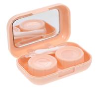 CHILDWEET Boîte à Lentilles de Contact à Dos ou Valise avec Miroir en Abs Portable Design de Rangement Pratique Lors Déplacements