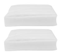 CHILDWEET Boîte de conservation des œufs 2Pcs Porte-œufs 30 emplacements en mousse perle avec couvercle, design en grille, pour supermarché et cuisine