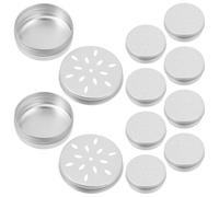 CHILDWEET Boîte de Formation Olfactive 10 Pièces Outil de Dressage en Aluminium Argenté pour Améliorer Capacités Naturelles du Nez Lors des Jeux D'entraînement pour Chiens