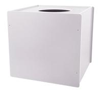 CHILDWEET Boîte de Loterie Multifonction en PVC Rigide Urne Cubique Blanche 20 CM Boîte à Dons et Urne de Vote pour Réunions Tombola et Événements Sociaux