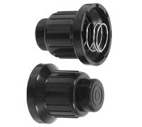 CHILDWEET Capuchon D'allumeur de Barbecue à Gaz 2 Pièces, Bouton-Poussoir Pile AAA, Pièce de Rechange Compatible pour Générateur D'étincelles de Gril Extérieur, Accessoire Réparation