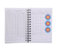 CHILDWEET Carnet de Score de Tir à l'arc Nu Couverture Plastique, Organisation Compacte et Analyse de Performance pour Entraînement et Compétition