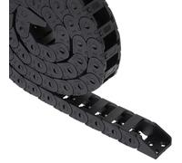 CHILDWEET Chaîne Porte-câbles Installation Facile et Maintenance Rapide en Nylon Noir pour Imprimante 3d Couvercle Latéral Ouvrant pour Équipements et Entrepôts Automatiques